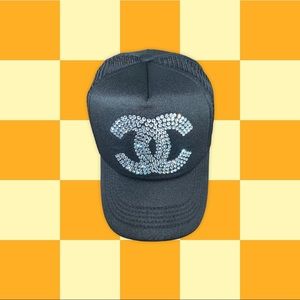 Rhinestone shiny flash snap back hat